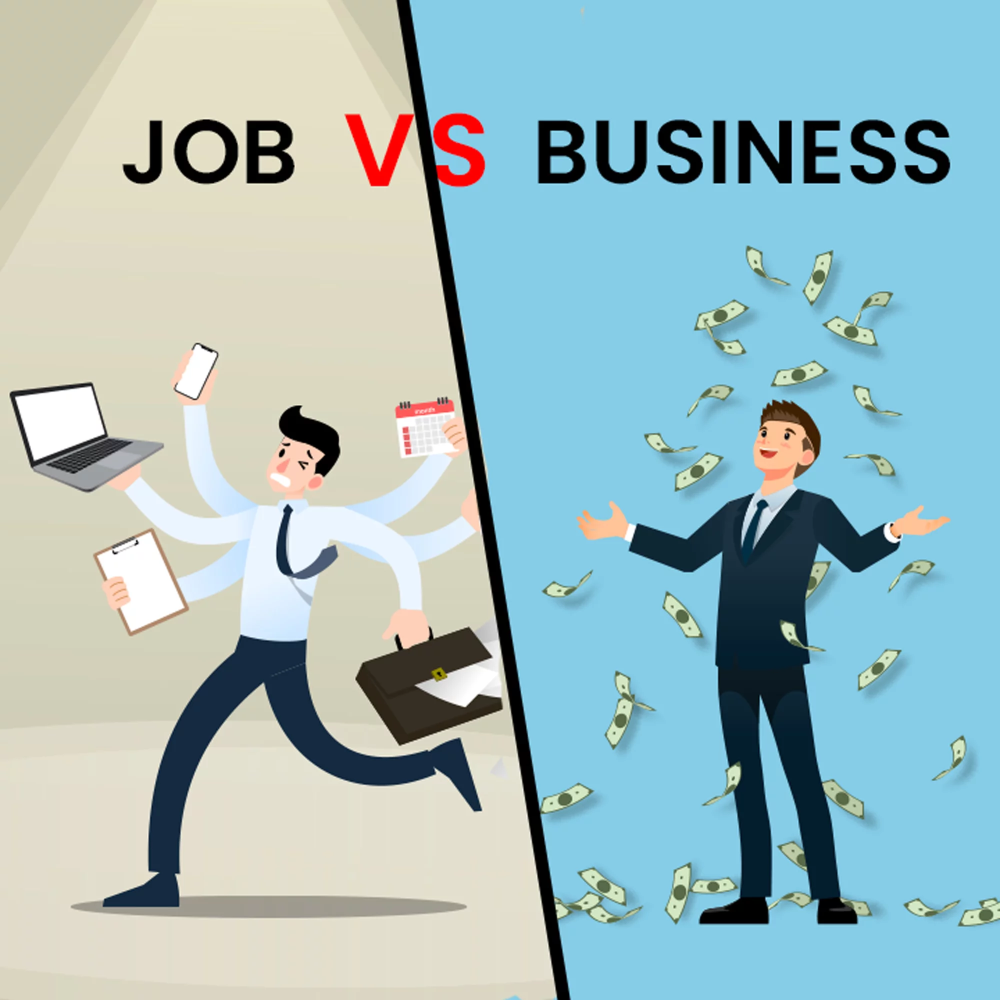 corporate job vs business